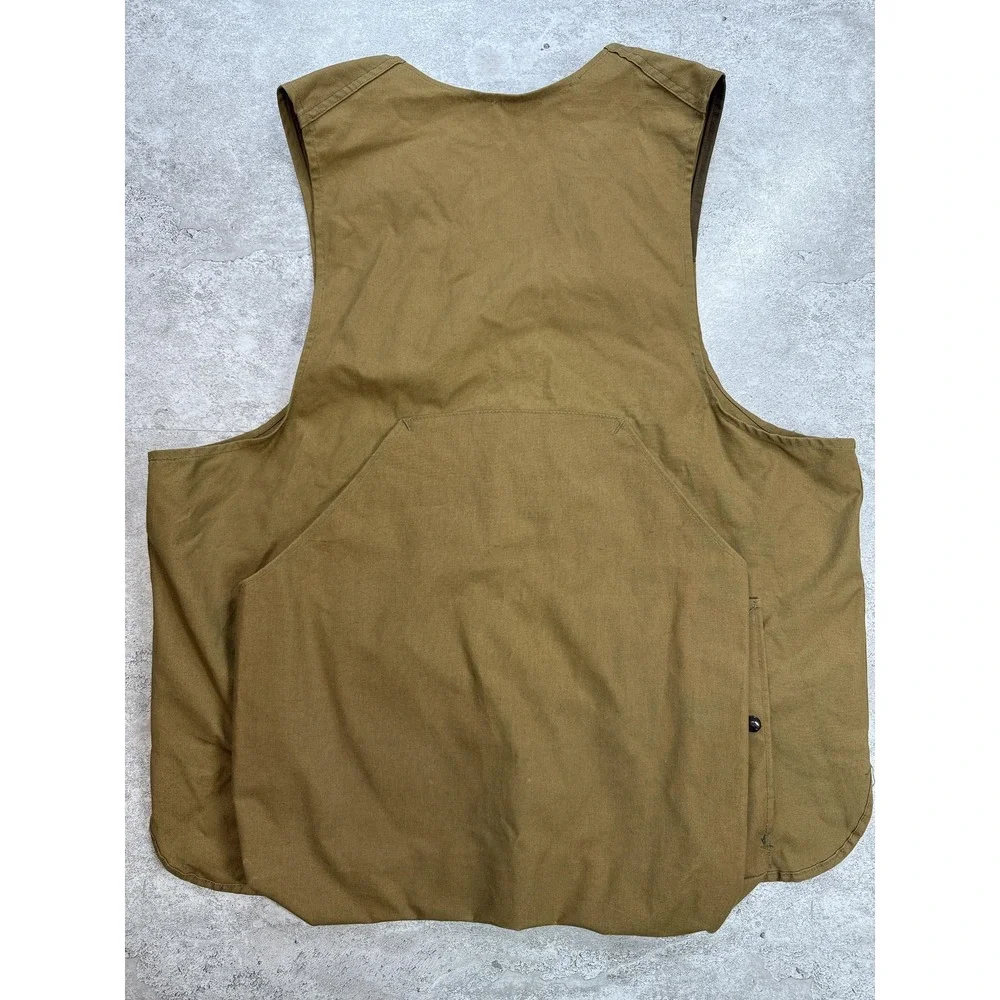 Vintage‎ Duxbak Hunting Vest Mens Large Aero Cloth Zelan Preshrunk Pockets 70s